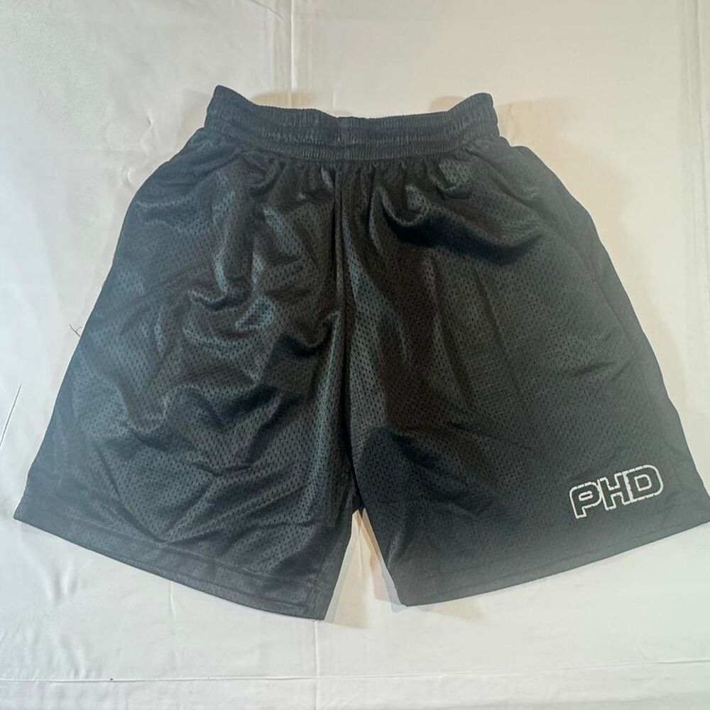 A4-apparel Men's Black and Grey Shorts